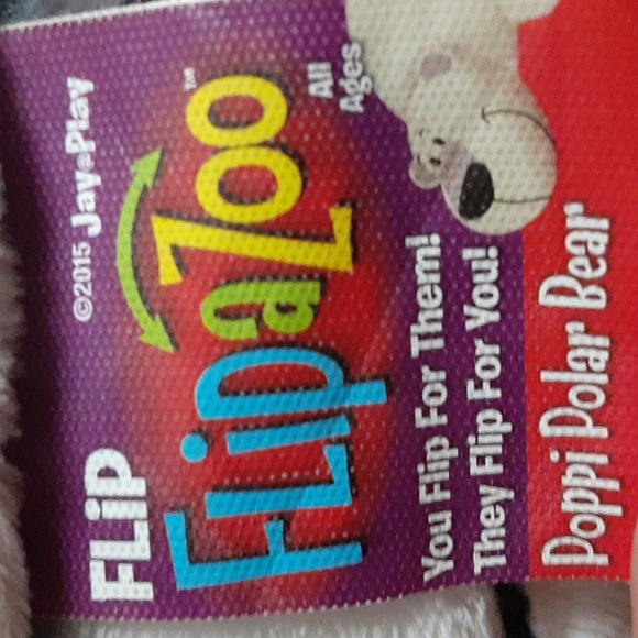 2015 Flip A Zoo Poppi Polar Bear & Asher Husky - Picture 4 of 4